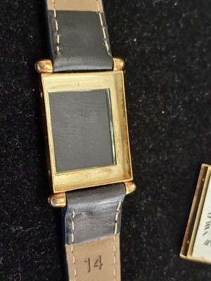Lot 2171 - Cartier: A Rare 18 Carat Gold Rectangular...