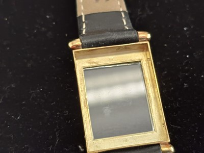 Lot 2171 - Cartier: A Rare 18 Carat Gold Rectangular...