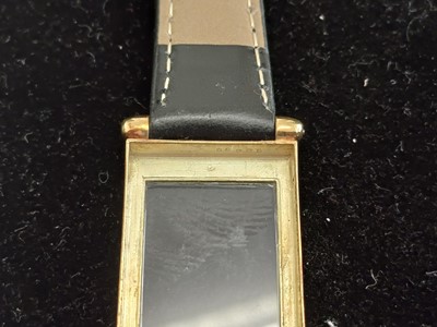 Lot 2171 - Cartier: A Rare 18 Carat Gold Rectangular...