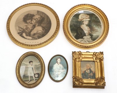 Lot 1073 - A Group of Gilt Framed Prints including...