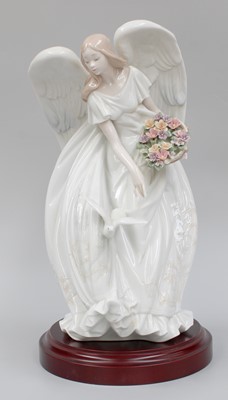 Lot 52A - A Lladro Porcelain Figure, "Flowers of Peace"...