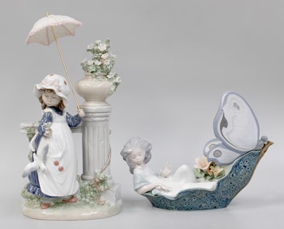 Lot 170 - A Lladro Porcelain Figure, "Glorious Spring"...