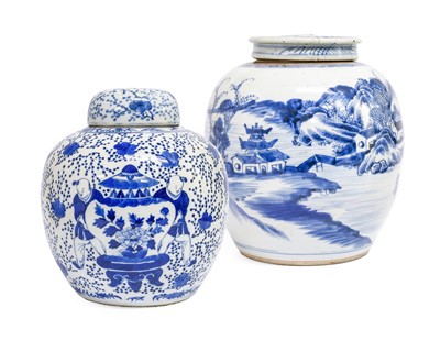 Lot 135 - A Chinese Porcelain Ginger Jar and Cover, 19th...