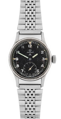 Lot 2478 - Omega: A World War II Military Wristwatch,...