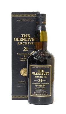 Lot 5201 - Glenlivet Archive 21 Year Old Pure Single Malt...