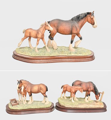 Lot 167 - Border Fine Arts James Herriot Horse and Foal...