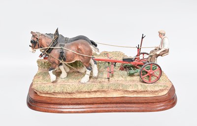 Lot 166 - Border Fine Arts 'Hay Cutting Starts Today'...