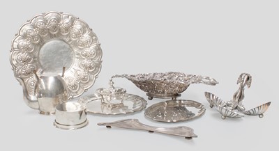 Lot 105 - A Collection of Assorted Silver, mostly...