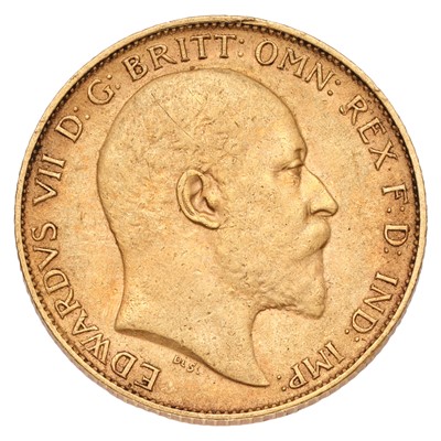 Lot 222 - Edward VII, Half Sovereign 1903; near very fine