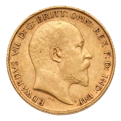 Lot 224 - Edward VII, Half Sovereign 1910; very fine