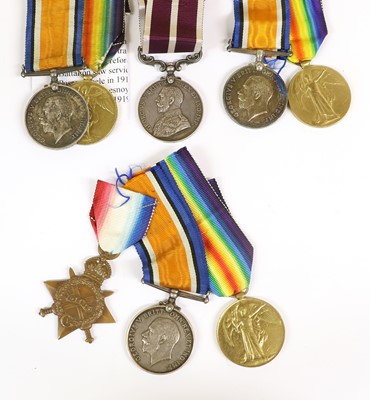 Lot 20 - A First World War Trio, awarded to M2-047144...