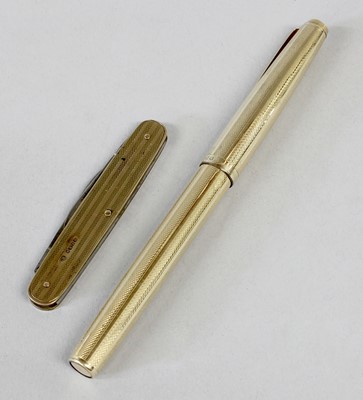 Lot 56 - A George V Gold-Mounted Pen-Knife, by E. Baker...