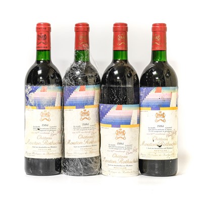 Lot 5041 - Château Mouton Rothschild 1984, Pauillac (four...