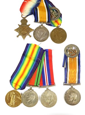 Lot 23 - A First/Second World War Group of Four Medals,...