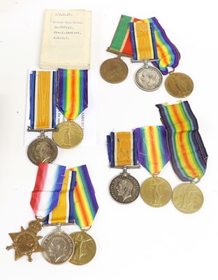 Lot 26 - A First World War Trio, awarded to J.14730....