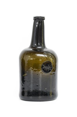 Lot 119 - A Green Glass Sealed Wine Bottle, dated 1770,...