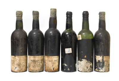 Lot 5089 - Tuke Holdsworth 1947 Vintage Port (six bottles)