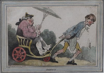 Lot 1017 - After Thomas Rowlandson (British, 1757-1827)...