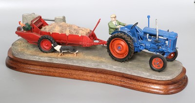 Lot 2076 - Border Fine Arts Tractor Models, Comprising:...