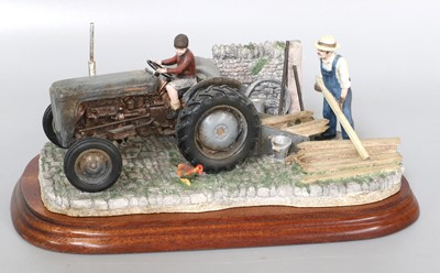 Lot 2076 - Border Fine Arts Tractor Models, Comprising:...