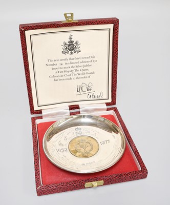 Lot 121 - An Elizabeth II Silver Jubilee Pin Dish, R&D,...