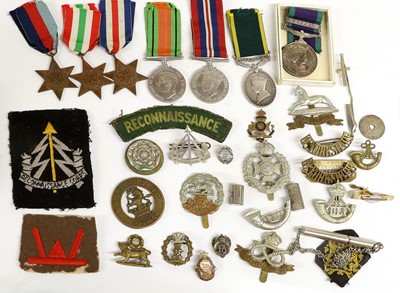 Lot 75 - A Second World War Group of Six Medals,...