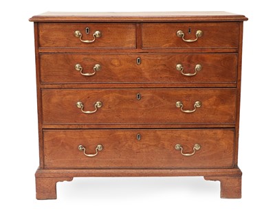 Lot 773 - A George III Mahogany Straight-Front Chest of...