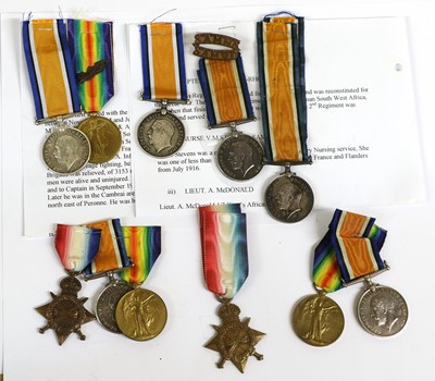 Lot 33 - First World War South Africa Interest: a Trio,...