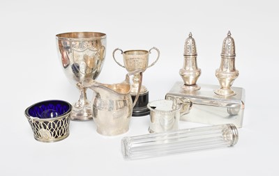 Lot 23 - A Collection of Assorted Silver, comprising a...