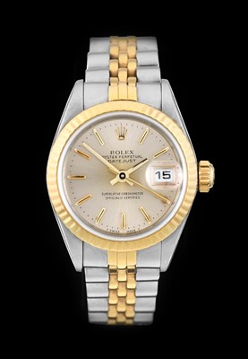 Lot 2115 - Rolex: A Lady's Steel and Gold Automatic...