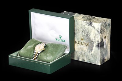 Lot 2115 - Rolex: A Lady's Steel and Gold Automatic...