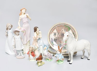 Lot 150 - A Quantity of Beswick, Royal Doulton and Nao...