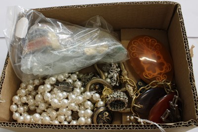 Lot 245 - A Quantity of Costume Jewellery, including a...