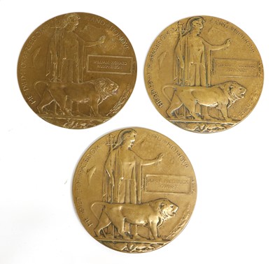 Lot 40 - Two First World War Memorial Plaques, to...