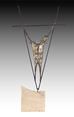 Lot 599 - Anne Thompson (1936-2023) Crucifixion Plaster...