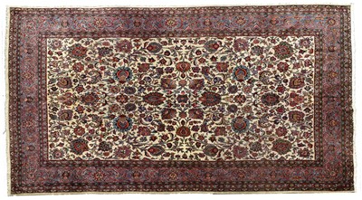 Lot 667 - Kashan Carpet Central Iran, circa 1940 The...