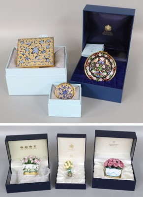 Lot 131 - Halycon Days Enamels, a music box with...