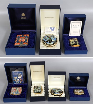 Lot 255 - Halycon Days Enamels, four boxes including...