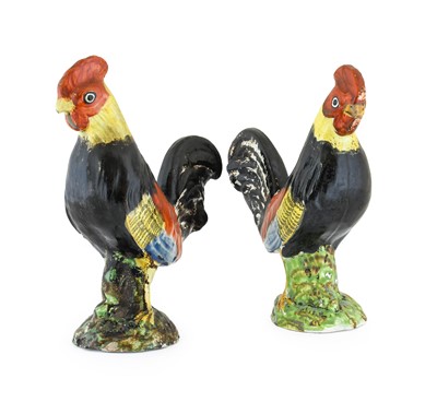 Lot 546 - A Pair of Staffordshire Pearlware Figures of...