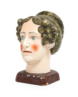 Lot 69 - A Staffordshire Pearlware Bust of Queen...