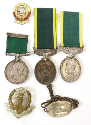 Lot 85 - A Volunteer Long Service Medal (Edward VII),...