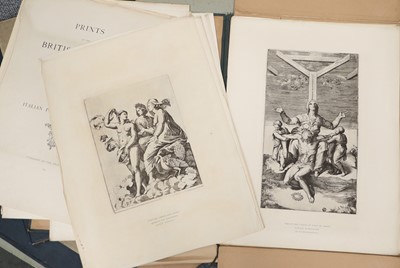 Lot 1137 - Five folios "Reproductions of Prints in the...