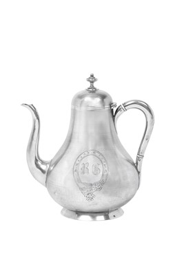 Lot 2286 - A French Silver Coffee-Pot