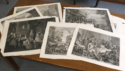 Lot 1057 - After William Hogarth (1697-1794) A collection...