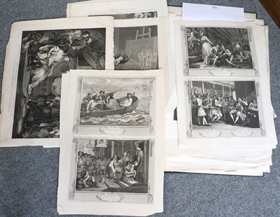 Lot 1058 - After William Hogarth (1697-1794) A collection...