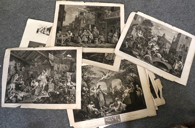 Lot 1059 - After William Hogarth (1697-1794) A collection...