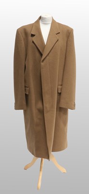 Lot 2110 - Gents Liberty Camel Cashmere Overcoat, single...