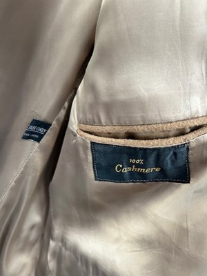 Lot 2110 - Gents Liberty Camel Cashmere Overcoat, single...
