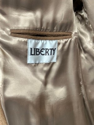 Lot 2110 - Gents Liberty Camel Cashmere Overcoat, single...