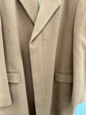 Lot 2110 - Gents Liberty Camel Cashmere Overcoat, single...